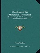 Chorubungen der Munchener Musikschule.