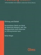 Geltung und Gehalt : Geschichtlicher Gehalt von Musik Als Didaktische Kategorie.