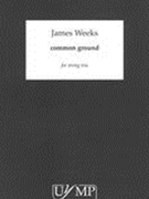 Common Ground : For String Trio (2016).