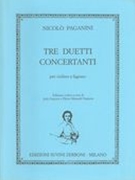 Tre Duetti Concertanti : Violine A Fagotto.