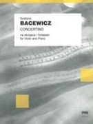 Concertino (In 1st-3rd Positions) For Violin and Piano.