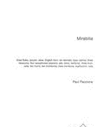 Mirabilia : For Wind Ensemble (1993).
