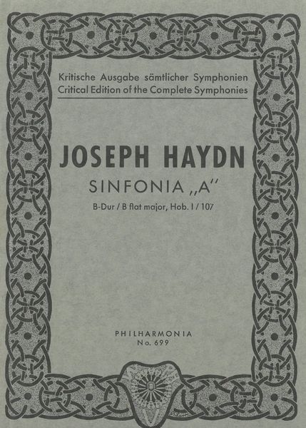 Sinfonia A In B Flat Major, Hob. I:107.