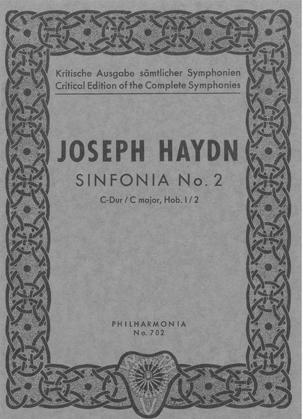 Sinfonia No. 2 In C Major, Hob. I:2.