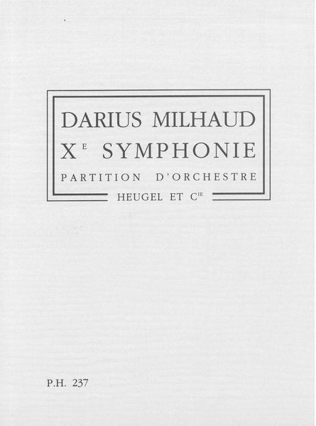 Xe Symphonie.