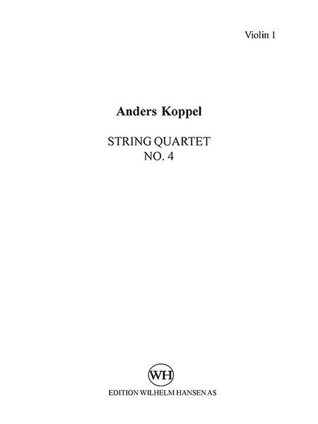 String Quartet No. 4.