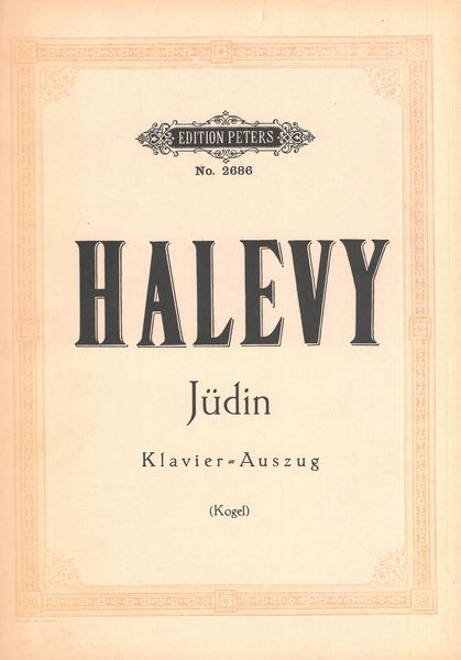 Jüdin - Klavierauszub.