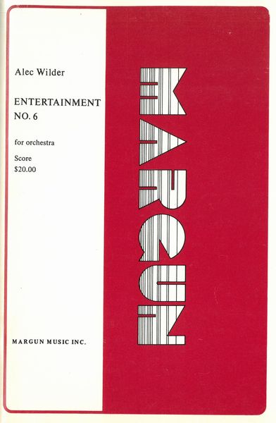 Entertainment No. 6 : For Orchestra.