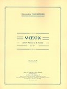 Voeux, Op. 39bis : Pour Piano A 2 Mains.
