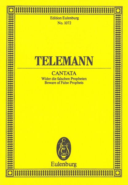 Cantata : Wider Die Falschen Propheten.