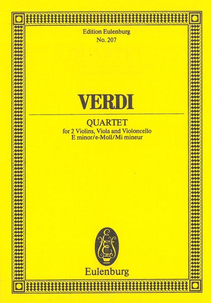 Quartet In E Minor : For 2 Violins, Viola and Cello.