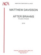 After Brahms : Nine Concert Tangos For One Piano, Four Hands.