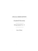 String Quartet No. 13.