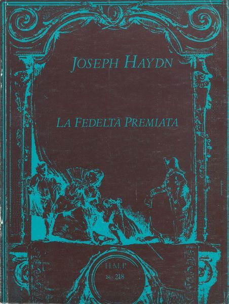 La Fedelta Premiata, Hob. XXXVIII:10 : Klavierauszug [G/E].