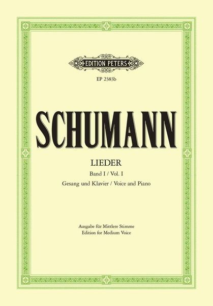 Songs, Vol. 1 : 77 Songs For Medium Voice / edited by Friedlaender.