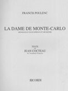La Dame De Monte- Carlo : Monologue Pour Soprano Et Orchestra - Piano reduction.