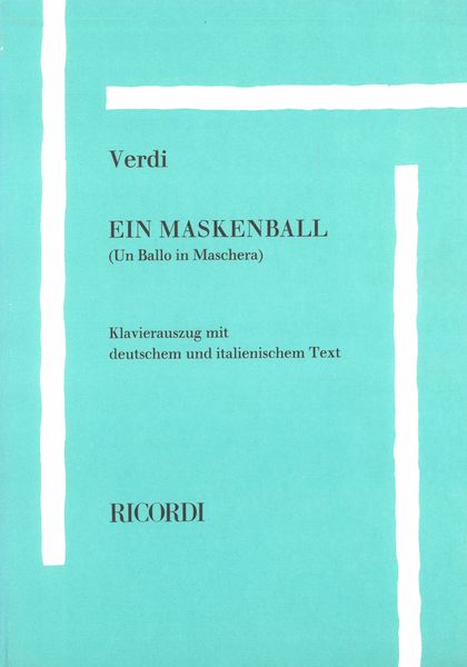 Maskenball = Un Ballo In Maschera [G/I].