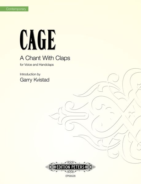 A Chant With Claps : For Voice and Handclaps.