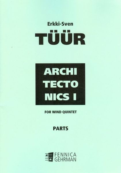 Architectonics I : For Wind Quintet (1984).