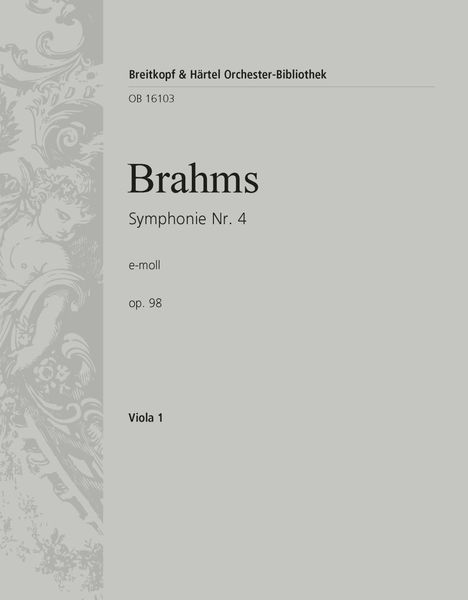 Symphony Nr. 4 In E Minor Op. 98 - Viola Part.
