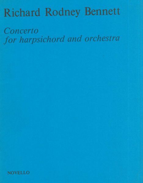 Concerto : For Harpsichord & Orchestra.
