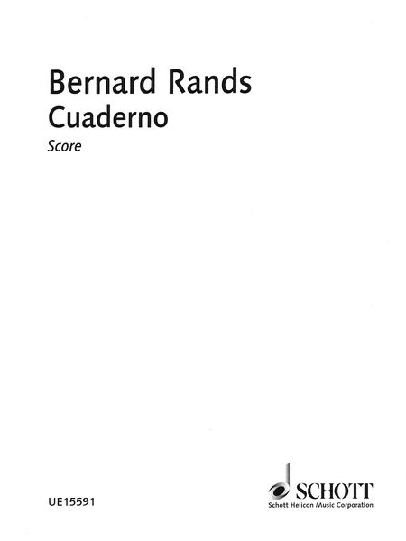 Cuaderno : For String Quartet.