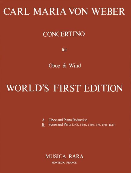 Concertino : For Oboe and Winds.