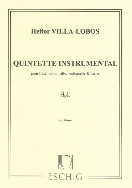 Quintette Instrumental : Pour Flute, Violin, Alto, Violoncelle Et Harp.