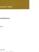 Mésalliance : For Piano and Orchestra.