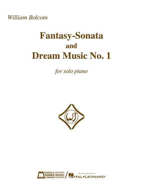 Fantasy-Sonata and Dream Music No. 1 : For Solo Piano.