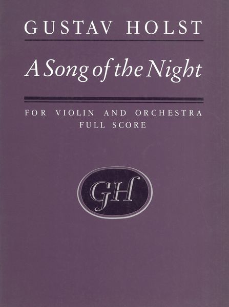 Song of The Night : For Violin and Orchestra.