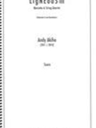 Ligneous III : For Marimba and String Quartet (2011/2014).