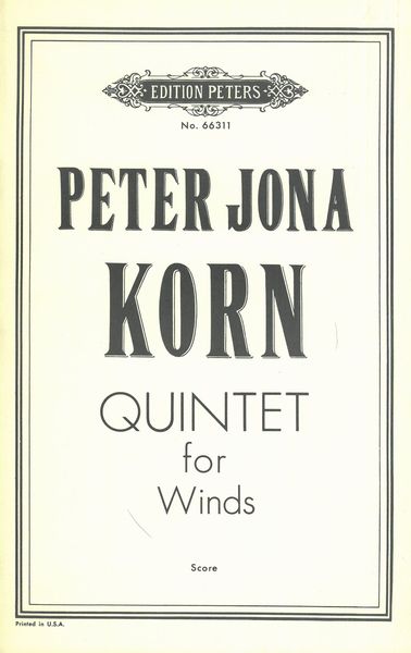 Quintet : For Winds.