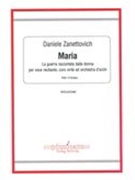 Maria - la Guerra Raccontata Della Donna : Per Voce Recitante, Coro Virile Ed Orchestra d'Archi.