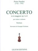 Concerto In Re Maggiore, Op. 1 N. 4 : Per Violino E Orchestra / edited by Giuseppe Fochesato.