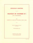 Musique De Chambre No. 1 : Pour Clarinette, Violon, Alto, Violoncelle, Harp Et Piano.
