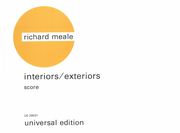 Interiors/Exteriors : For Two Pianos and Three Percussion.