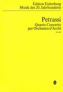 Quarto Concerto : Per Orchestra d'Archi.