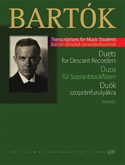 Duets For Descant Recorders, From The Children's and Female Choruses / arranged by Marton Kerekfy.