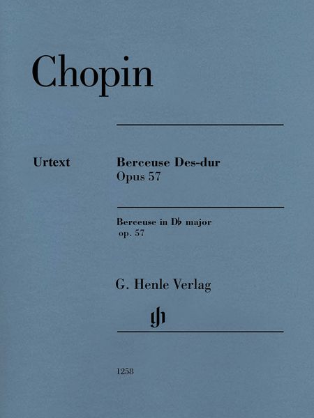 Berceuse Des-Dur, Op. 57 : For Piano / edited by Nobert Müllemann.