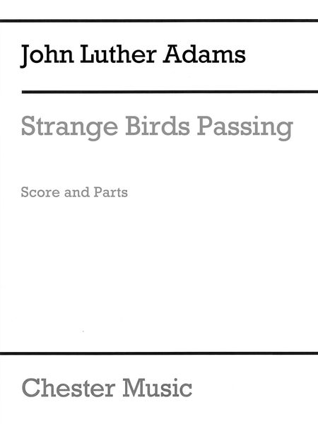 Strange Birds Passing : For Flute Choir.