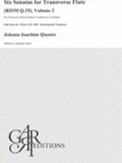 Six Sonatas For Tranverse Flute (RISM Q.19), Vol. 2 : For Transverse Flute and Basso Continuo.