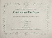 Zwölf Ausgewaehlte Fugen / Hrsg. von Rudolf Walter.