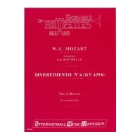 Divertimento No. 4 Kv 439b : For Three Flugelhorns.
