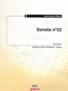 Sonata No. 22 - Homenaje A Mario Castelnuovo-Tedesco : Para Guitarra.