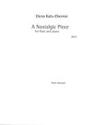 Nostalgic Piece : For Flute and Piano.