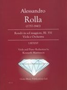 Rondo In Sol Maggiore, Bi. 331 : For Viola and Orchestra / Piano reduction by Kenneth Martinson.