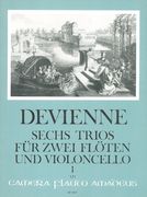 Six Trios, Op. 19, Vol. 1 (Nos. 1-3) : For Two Flutes (Flute. & Vln) and Violoncello.