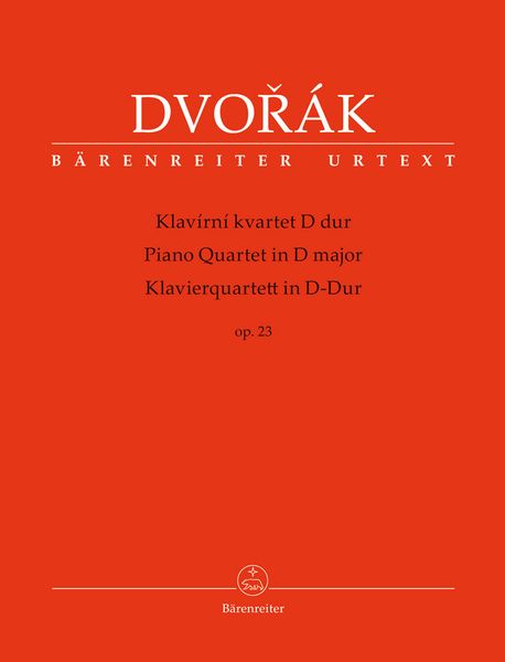 Piano Quartet In D Major, Op. 23 / edited by Robin Tait.