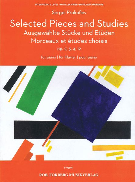Selected Pieces and Studies : For Piano.